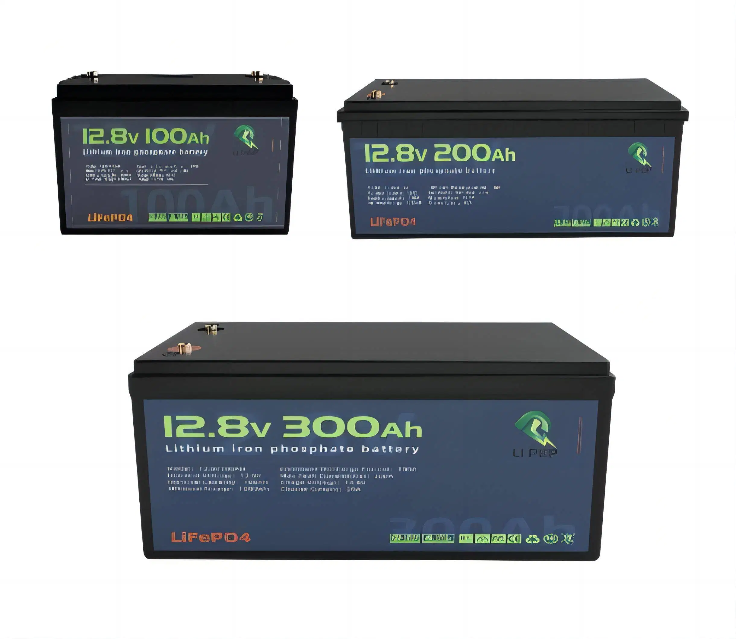 High Effiency 12V160ah LiFePO4 Battery Lead Acid Lithium Iron Battery with CE