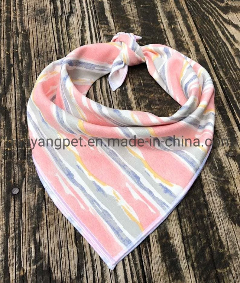 Hanyang OEM Haustier Zubehör Haustier Produkt Neckerchief Haustier Speichel Handtuch Hund Dreieckigen Schal Custom Verstellbare Hund Bandana