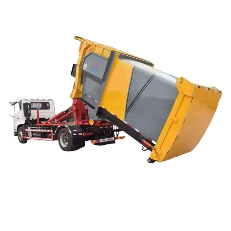 8-20 Cubic Meter Waste Garbage Compactor Truck Waste Wheelie Bin Compactor Garbage Compression Equipment