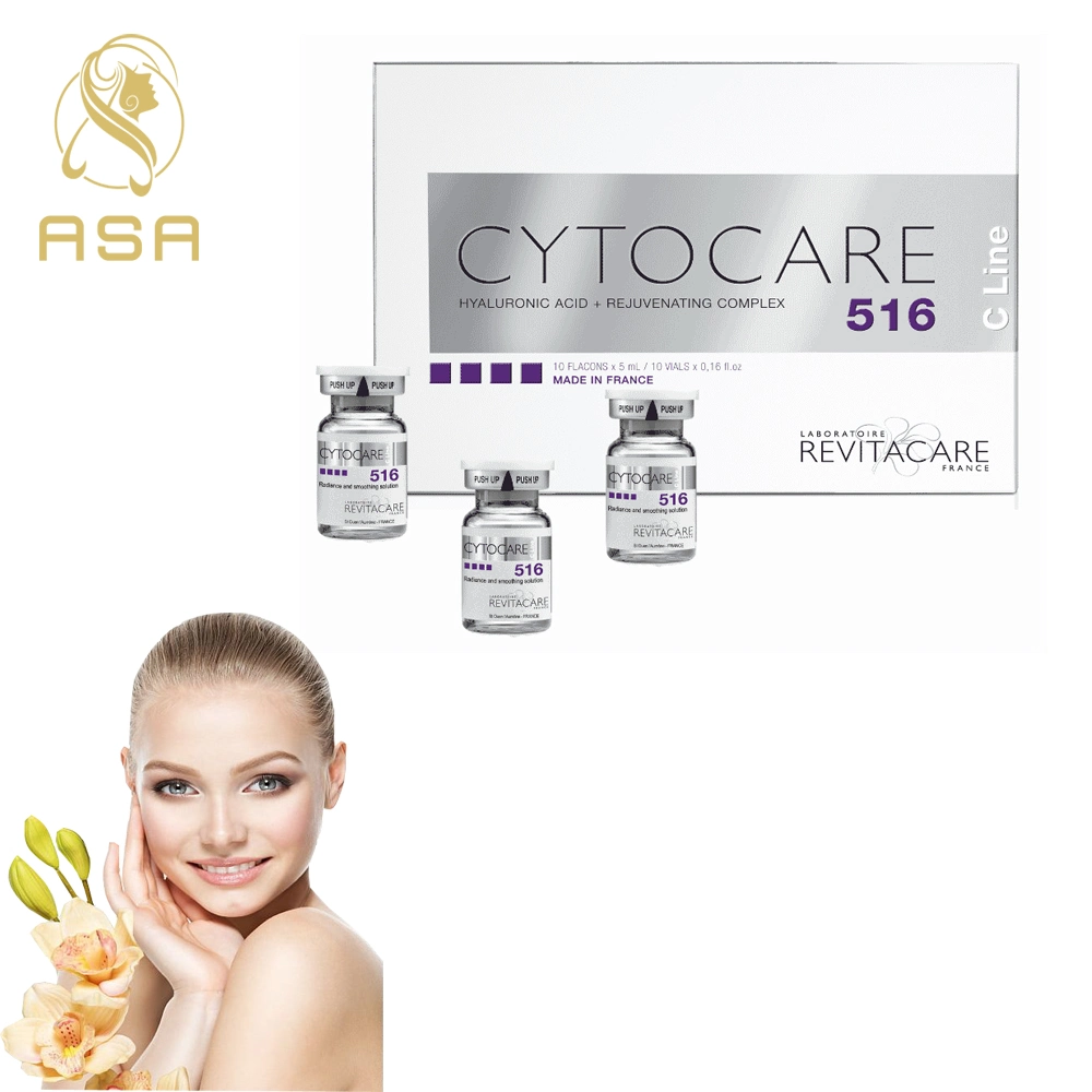 2023 Korea Cytocare 614/516/532 Hyaluronic Acid (10 bottles X5ml) to Reduce Wrinkles and Fine Lines, Dermal Fillers, Anti-Aging, Firming and Lifting