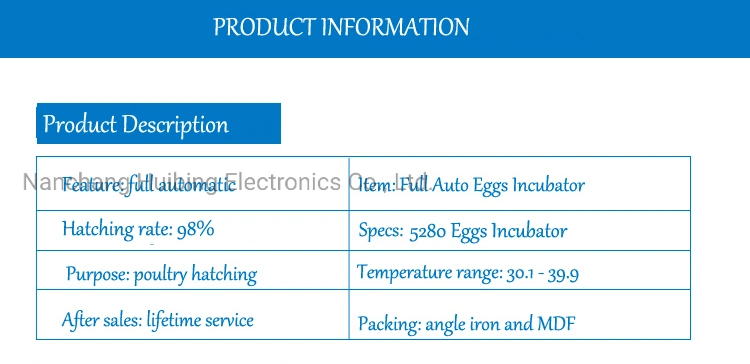 Poultry 5000 Small Egg Incubator Hatching Machine for Sale