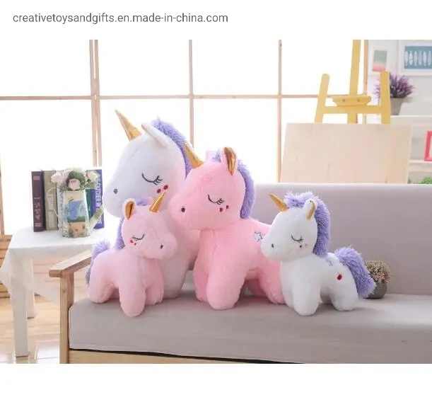 Venda por grosso por grosso fábrica direta de produtos de Baby Toy de alta qualidade Meninas adoráveis Peleches Peleches Peleches Soft Toy cute Brinquedos do Unicórnio de peluche gigante