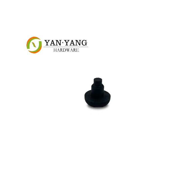 Durable Black Round Plastic Furniture Feet Pad for Cabinet