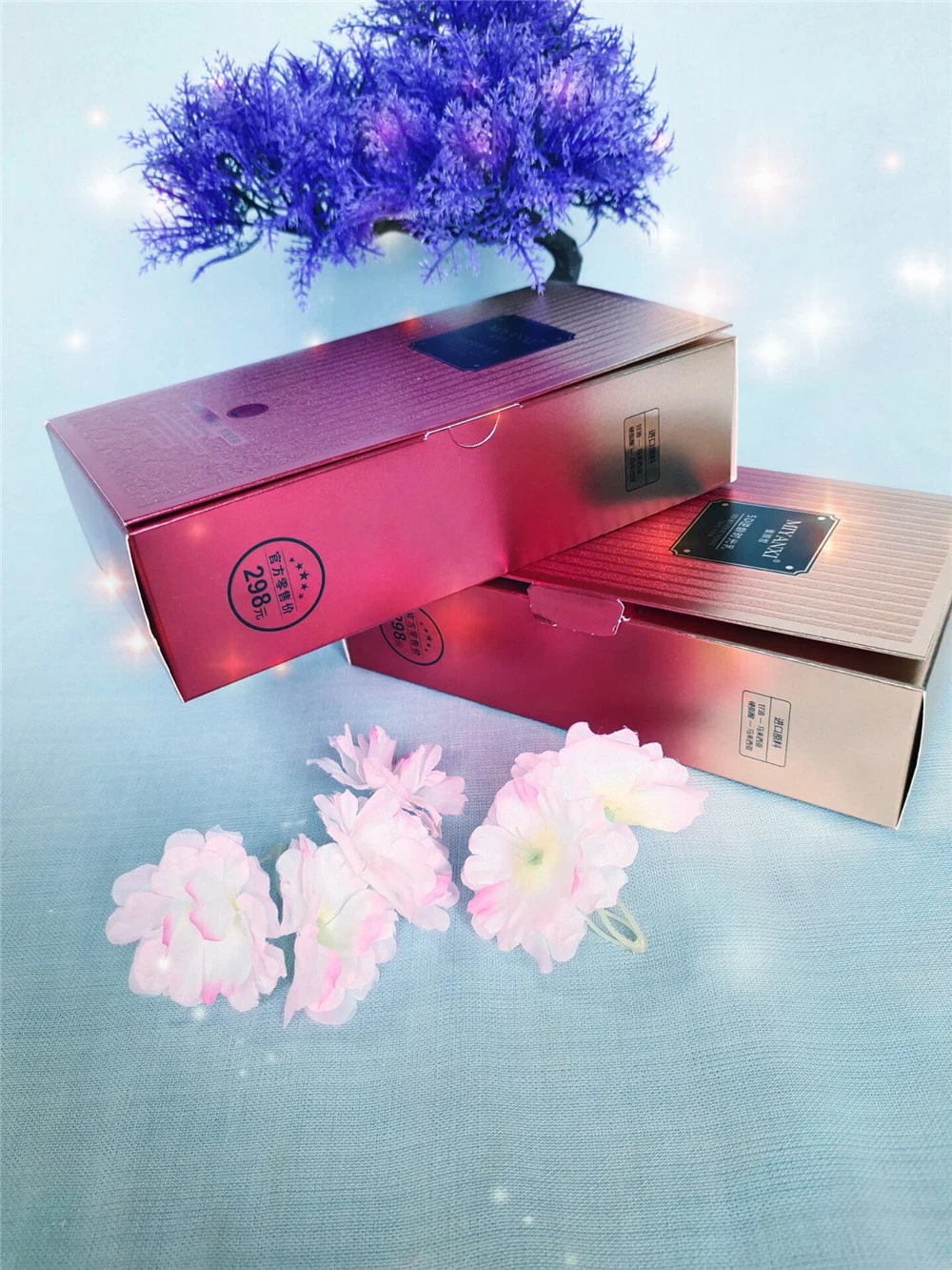 Custom Printed Paper Folding Gift Box, Cosmetic Packaging Box Made in Guangzhou