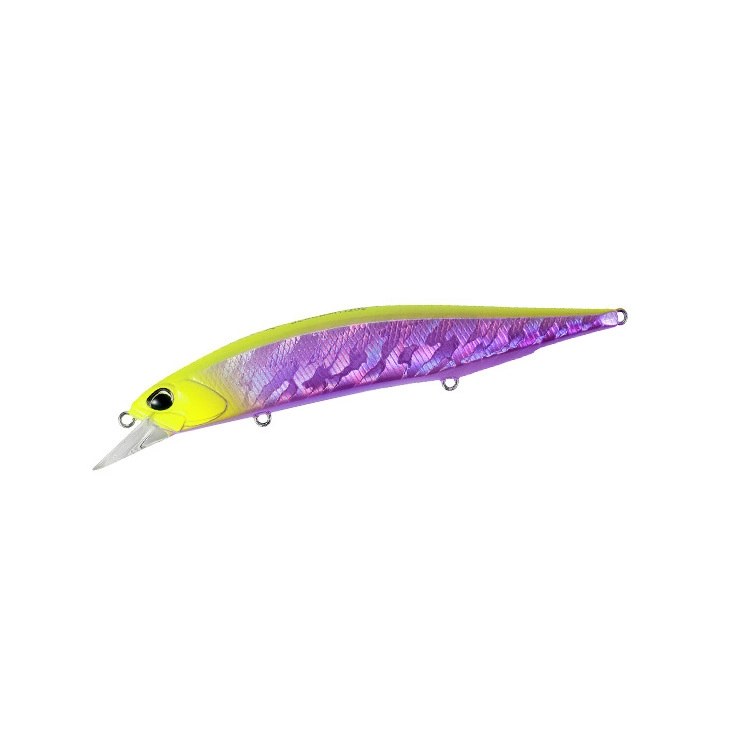 12cm 17g Minnow cebo de pesca de Perca Bass de montaje largo con tres ganchos