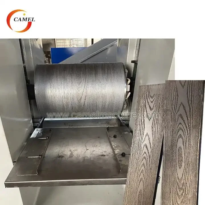 WPC Wood Decking Profile Embossing Extruder Machine for House Decoration