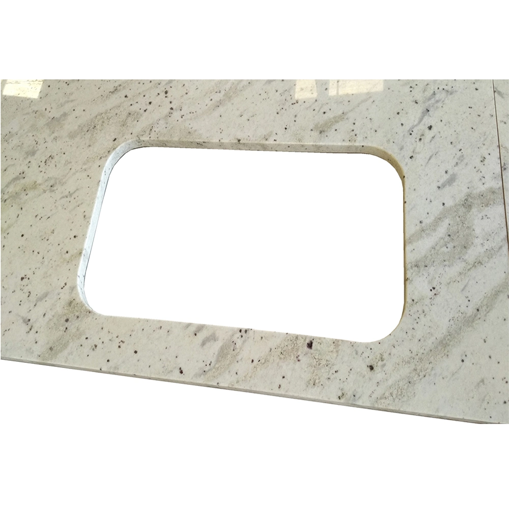 Hot Sale Andromeda poli blanc des pierres de granite Comptoir de cuisine pour l'appartement