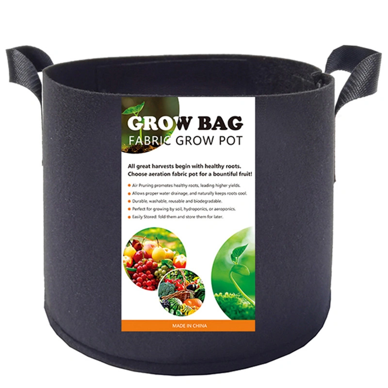 Durable Non-Woven Vegetable Garden Planter Growing Planting Pocket Bag