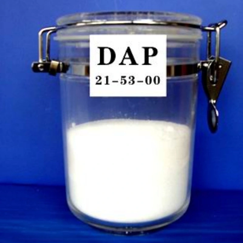 Fabrica de fábrica al por mayor a granel Di fosfato de amonio grado alimentario DAP Bolsa de 50 kgs.
