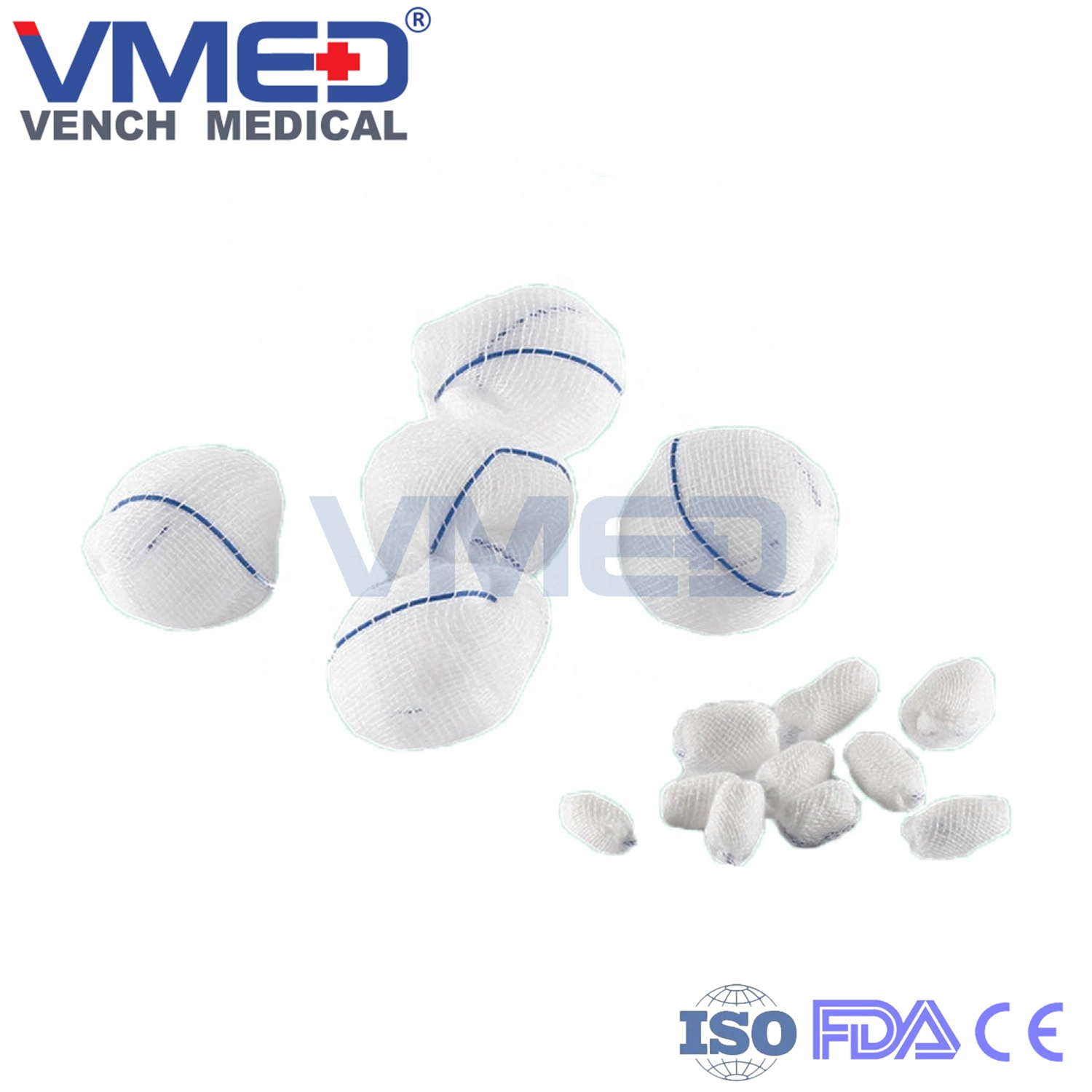 Surgical Supplies White Absorbent Peanut Gauze Ball