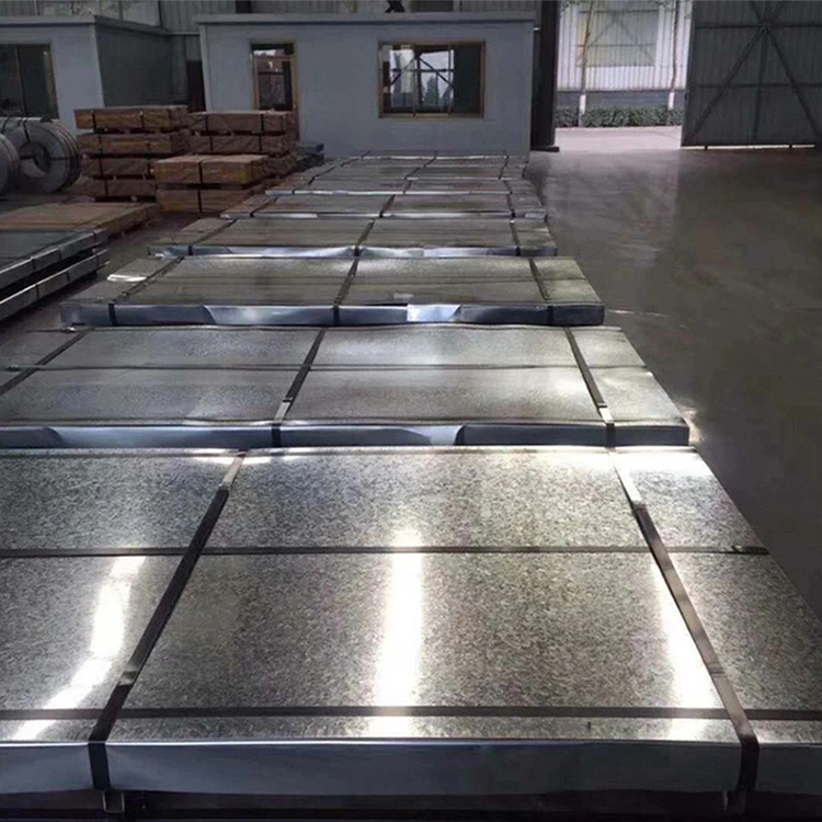 Galvanizado en caliente para techos de chapa de acero galvanizado Hoja 0,35*1200*2400mm perforado Negro metal delgada lámina de acero galvanizado con bajo precio