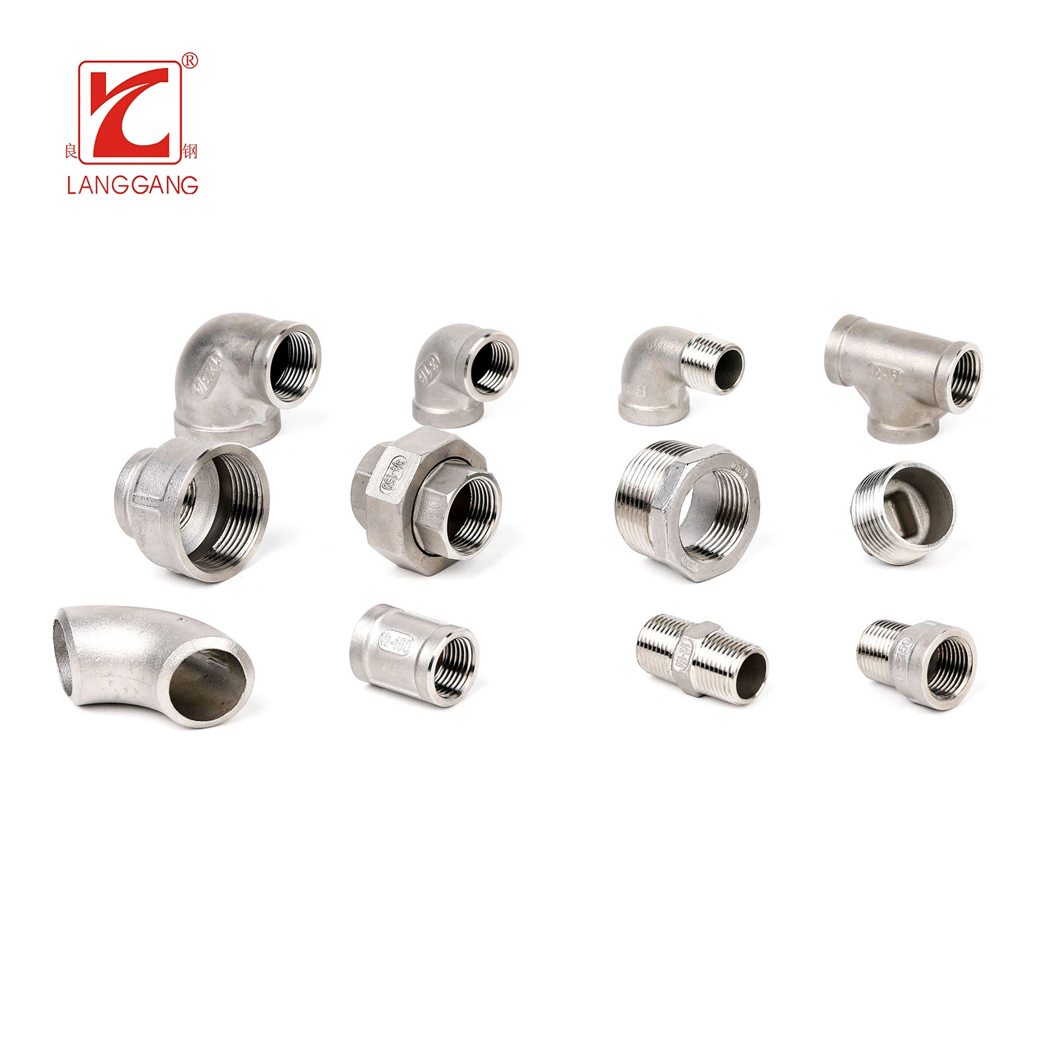 Thread Screw Stainless Steel Unions Conica Forged Female Pipe Fittings