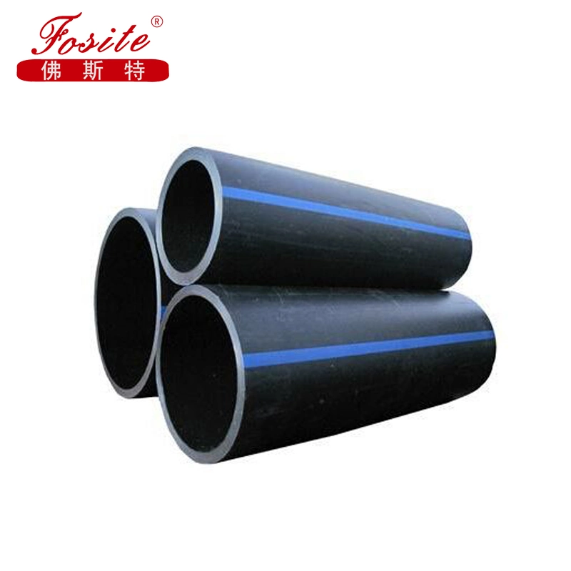 110mm tubo de polipropileno de 4 pulgadas de riego de HDPE Tubería de agua de plástico negro