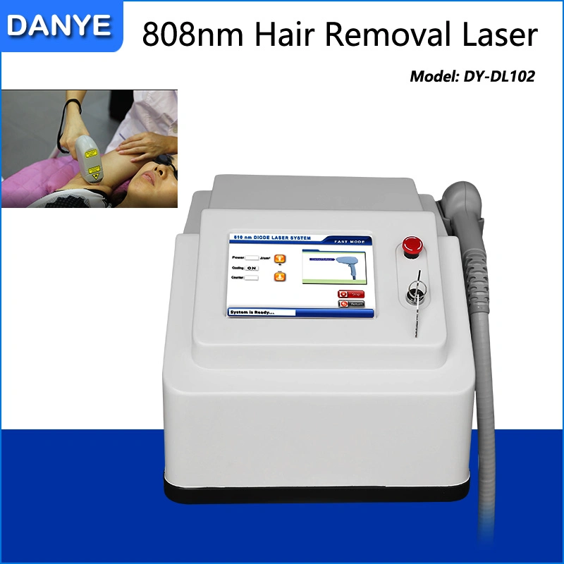Diode Laser épilation portable 808nm Enlèvement de cheveux de l'équipement de beauté