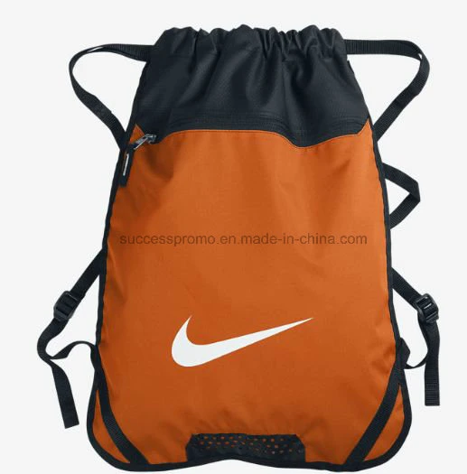 Выдвиженческий мешок Drawstring прачечного, Backpack с карманн