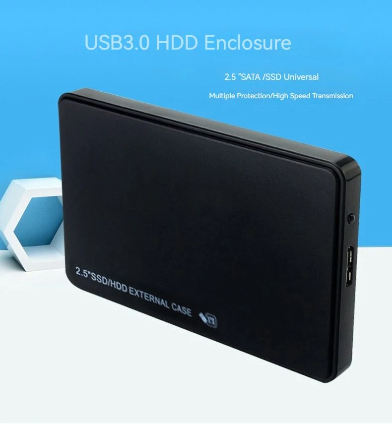 2022 USB 3.0 HDD Laptop Hard Drive External Enclosure 2.5 Inch SATA SSD Mobile Disk Box Cases HDD for Windows/Mac OS Wd