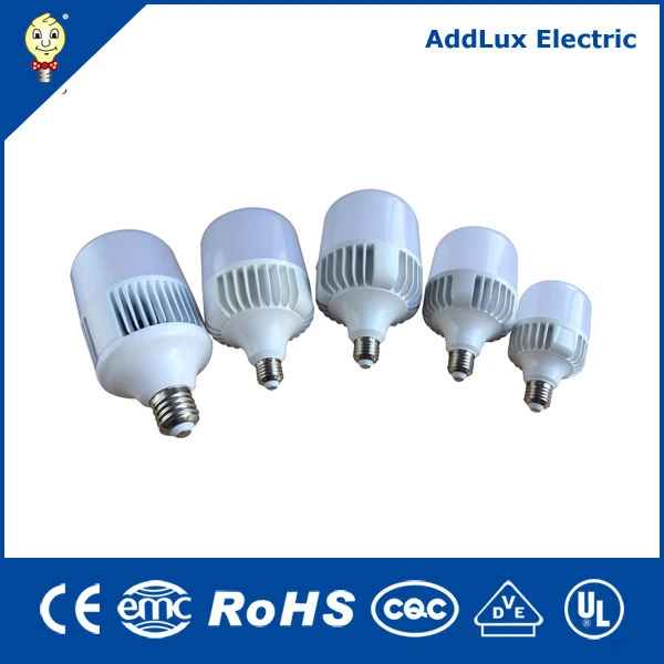 Saso CE UL E27 E40 15W 20W 30W 40W 100W T-Shape Powerful LED Industrial Bulbs Made in China for Home &amp; Business Indoor Lighting