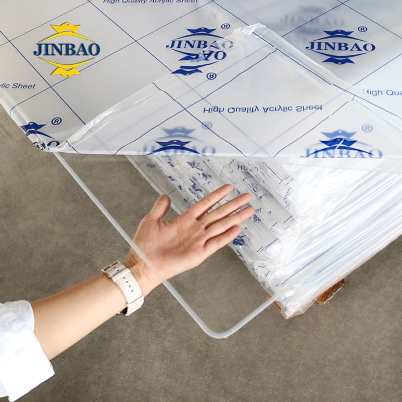 JINBao 95% transparente 1220*2440mm y plástico mate transparente Panel de tablero MDF acrílico