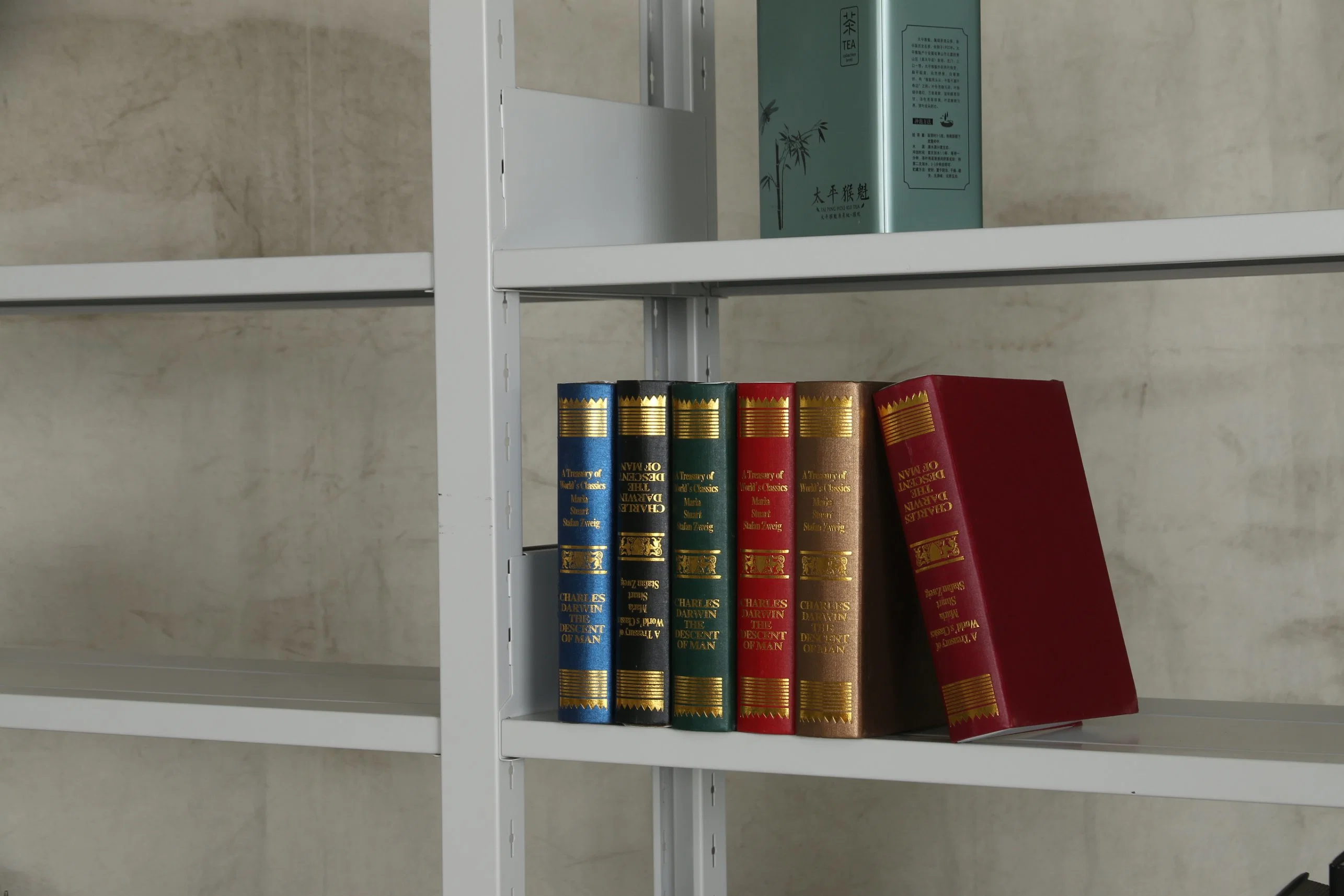 Хорошее соотношение цена Masyounger библиотека мебель Steel-Wood Книжная полка
