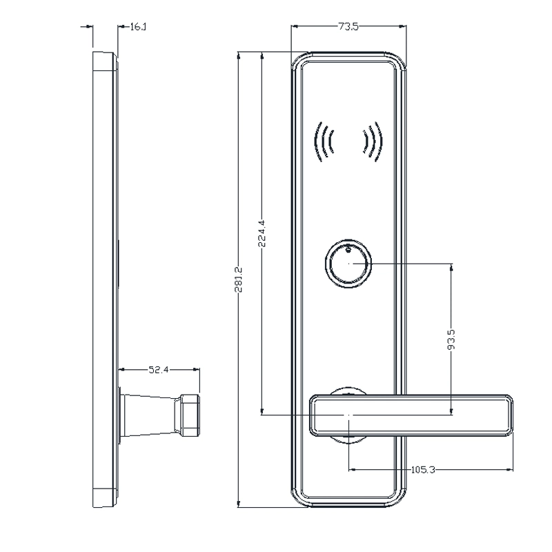 Smart Card Hotel Lock Support API Integrating with Pms System