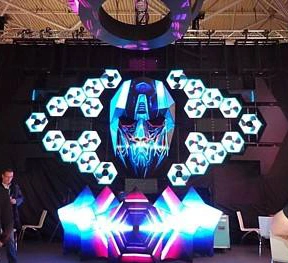 Shenzhen Xd Vision Face-Shaped LED Display