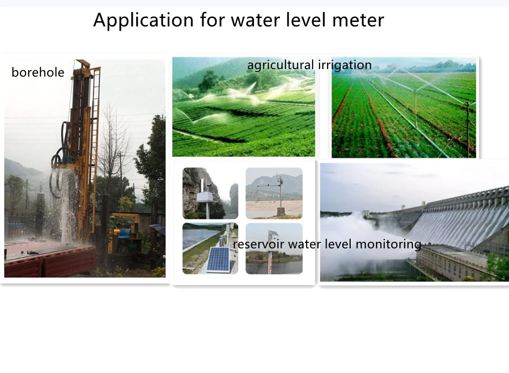 100m 150m 200m 300m Water Level Sounder and Water Level Meter Borehole Drilling Water Level Tank Monitoring Gauging Meter Water Tank Depth Level Meter Sensor