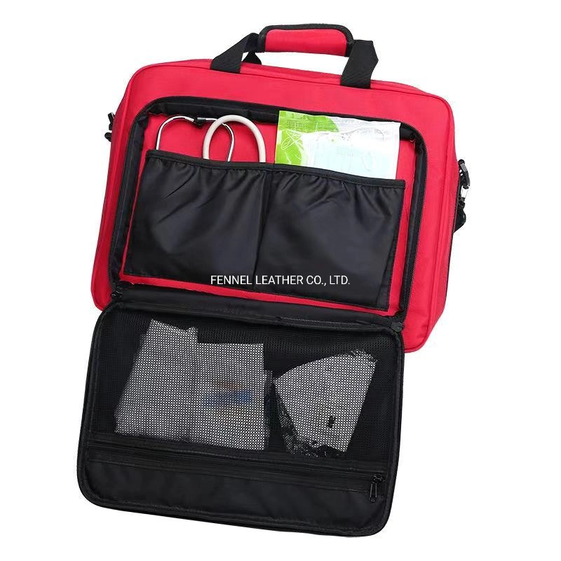 Kit de emergencias médicas del compartimento multifunción lo suficientemente grande para el botiquín de primeros auxilios rescate urgente Bolsa Médico (FE999)