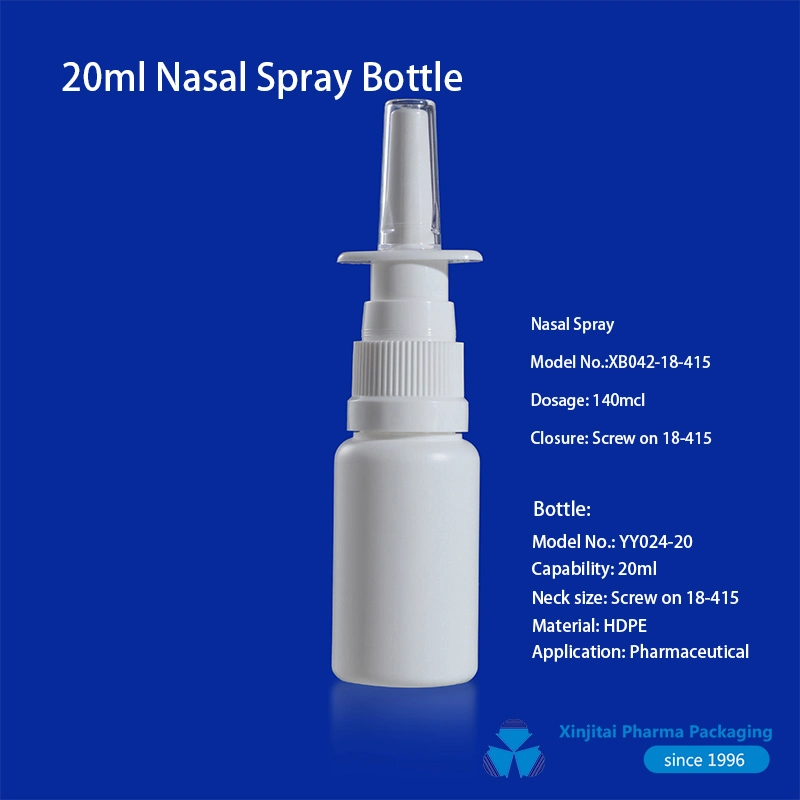 20ml HDPE Tamper Evident Topical Spray Bottle for Pharmaceutical