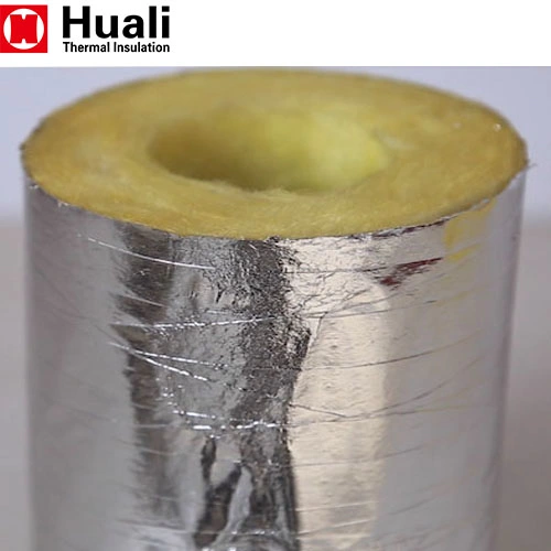 Heat and Cold Insulation Pipe Glass Wool Properties with Alu Foil