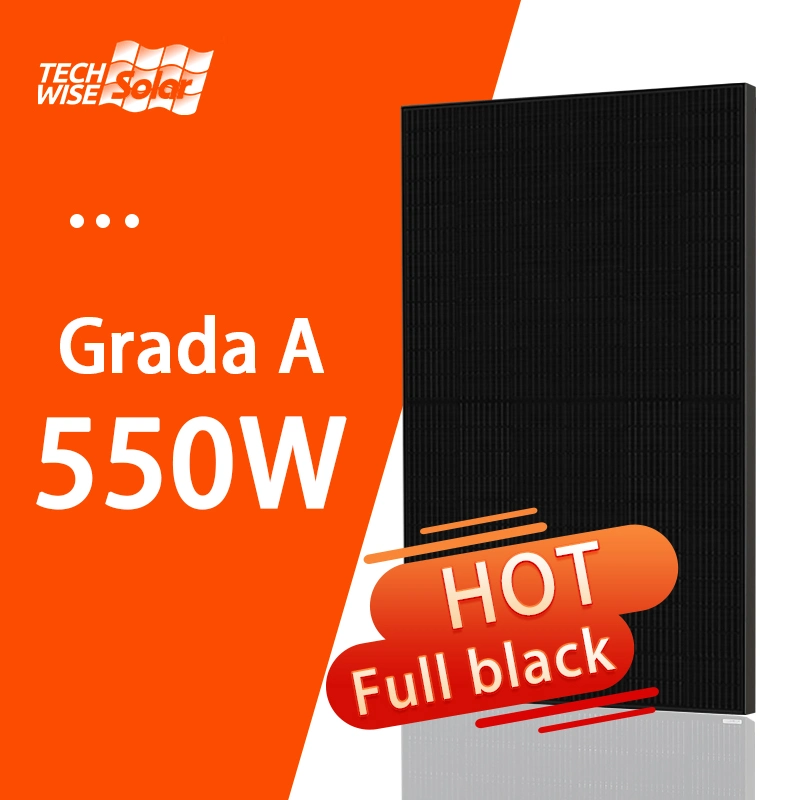 Горячие продажи Купить солнечные панели из Китая прямой полный черный Панель солнечных батарей All Black 540W 545W 550 Вт черный фотоэлектрические модули