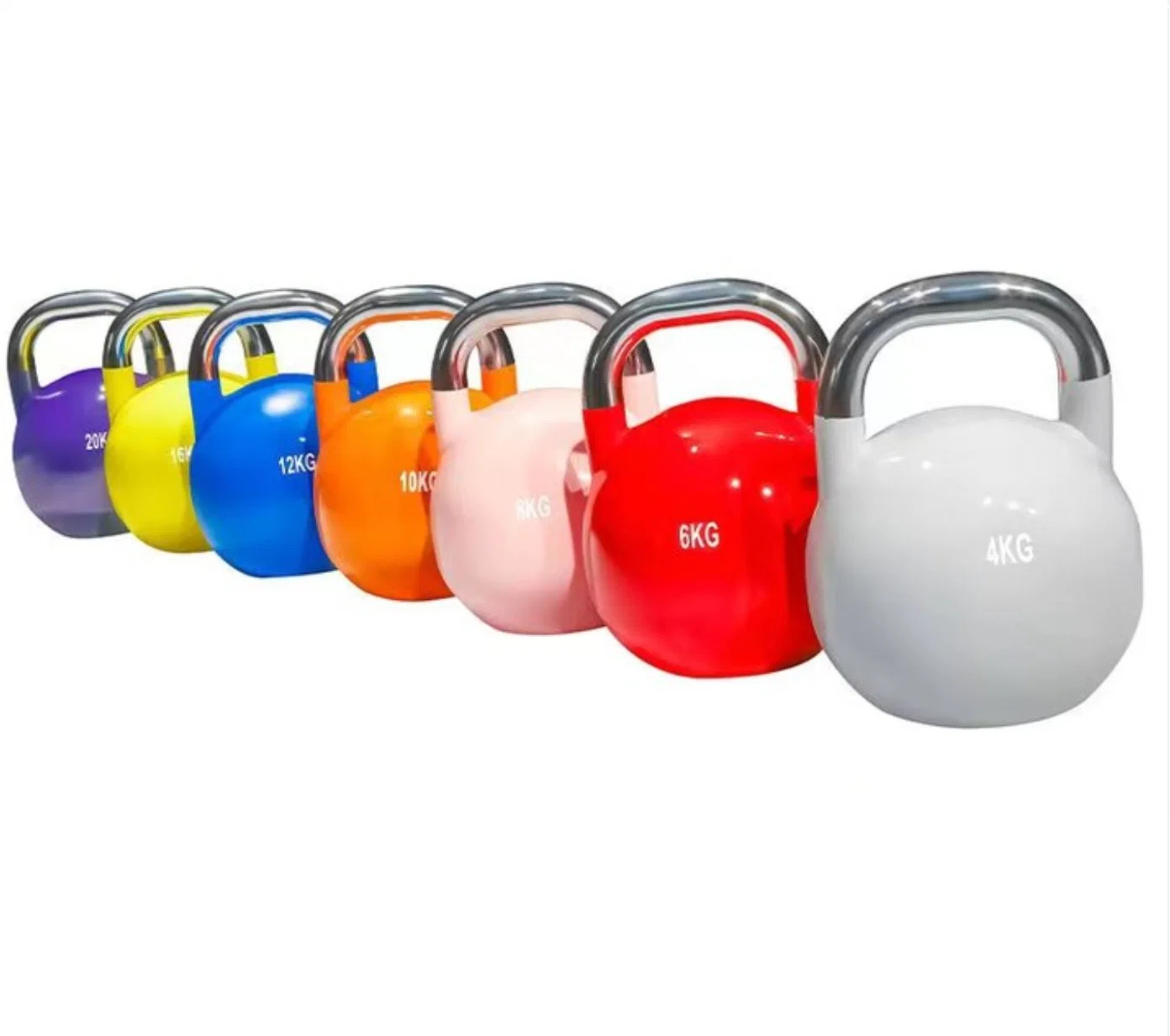Colorful Can Customize Competition Kettlebell Adjustable Dumbbell Set