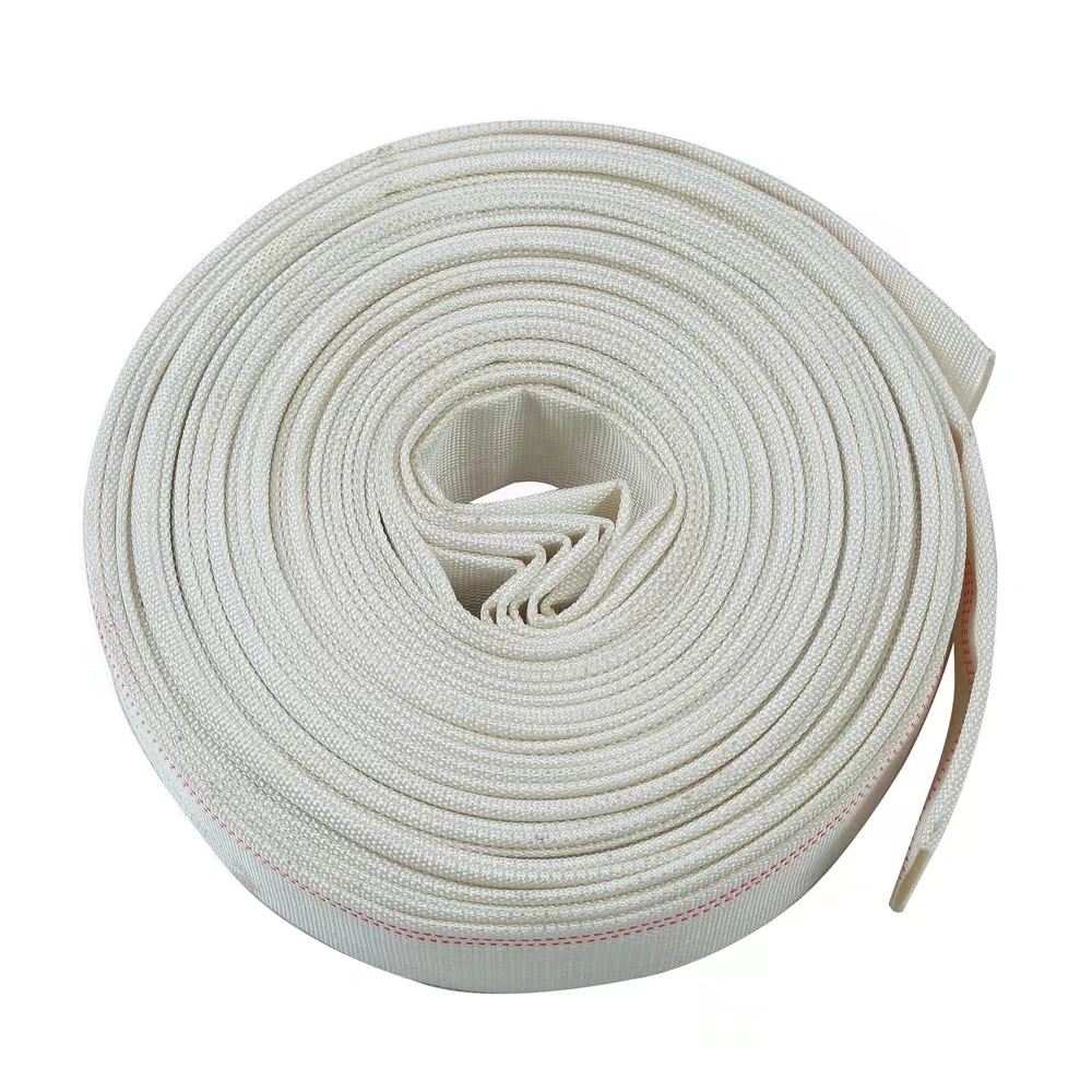 Lightweight 1-6 Inch PE Agriculture Layflat Hose Canvas Fire Fighting Firefighter Lay Flat Water Discharge Hose