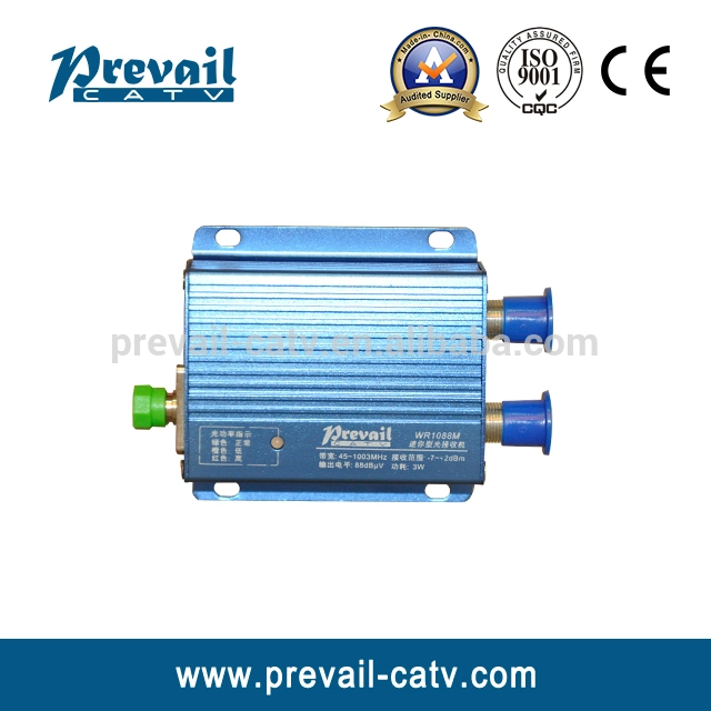 CATV FTTH Mini Indoor Optical Receiver/Optical Node Wr1088m