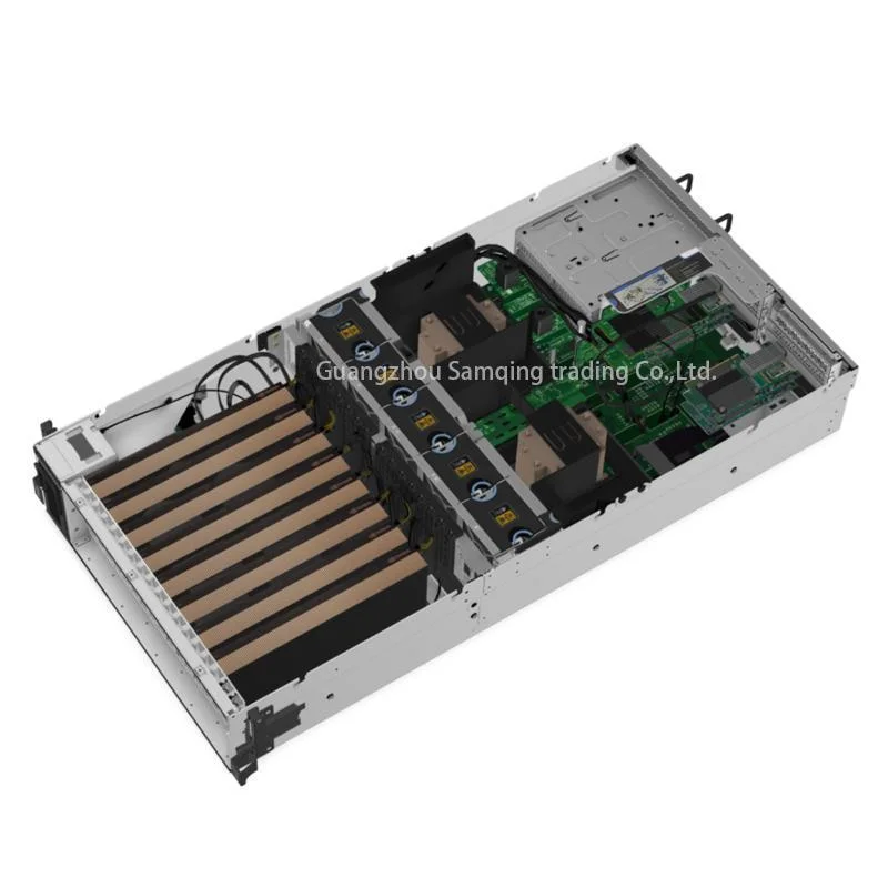 خادم Thinksystem Sr670 V2 3U Rack Server/Intel Xeon 4314 CPU/64G RAM/2X1GB بطاقة الشبكة/Len Ovo/2600واط Dpu/GPU