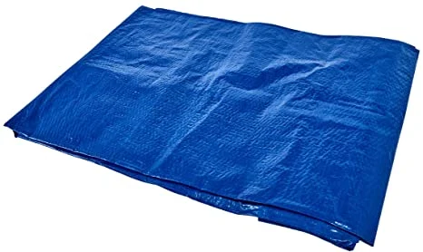 Industrial Blue Strong Cover Waterproof Tarpaulin Fabric Light Duty PE Tarps