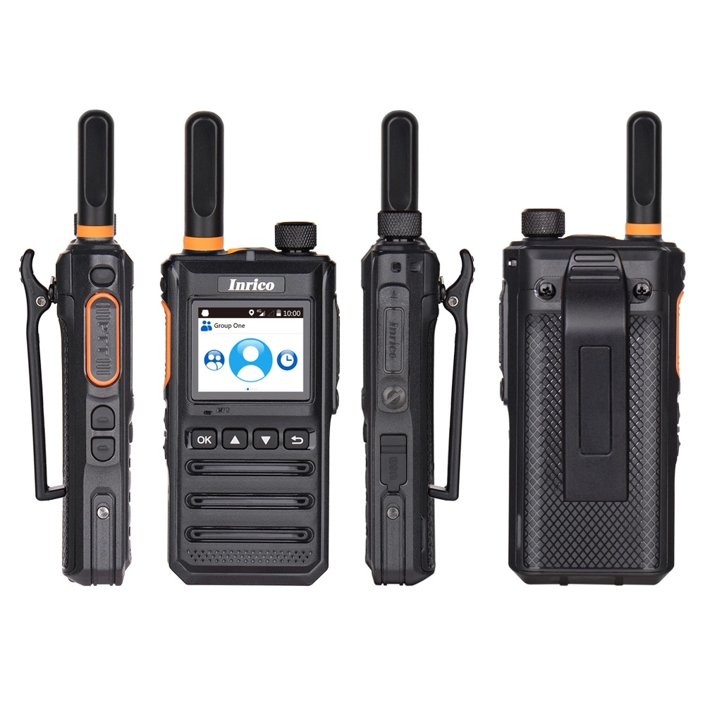 LED Display Global Call Radio Dual SIM Card Walkie Talkie Wireless Intercom Ppt Radio Inrico T640A