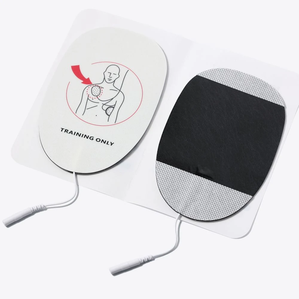 Fabrik Großhandel/Lieferant Erwachsene Kinder Defibrillator Elektrodenpad für AED-Defibrillator Schulung