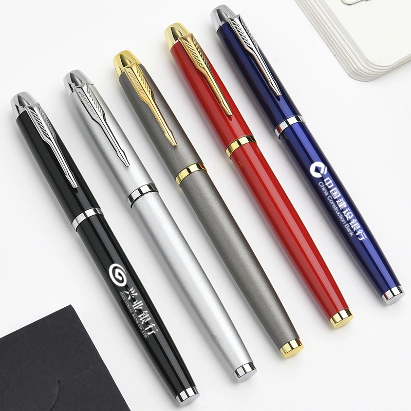 Smooth Writing Gel Pens Business Office School Gift Metal Sign Pen