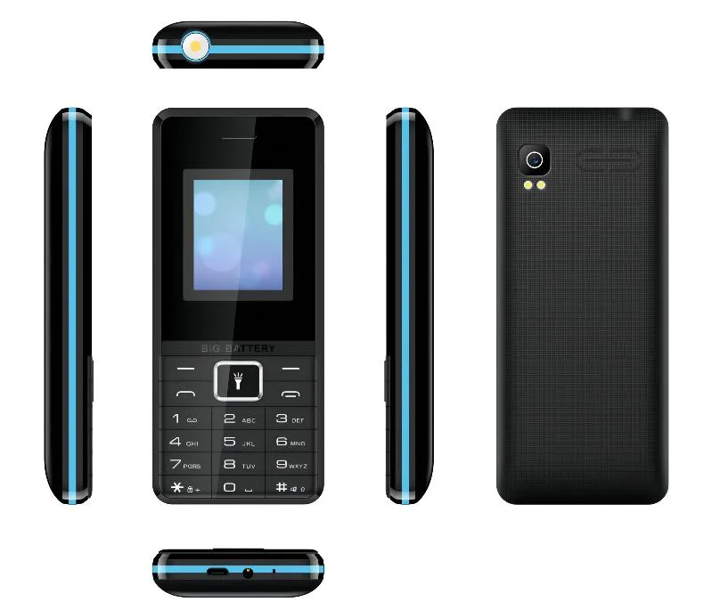 M 5606 1.77/ 2.4 Inch Screen Optional 2g Keypad Phone with 1800mAh Battery Capacity Support OEM ODM Cell Phone