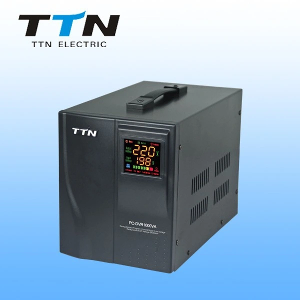 TTN 1000 Watt AC 1kVA 2kVA 3kVA Automatischer Spannungsregler Einphasen-Stabilisator für China Hersteller