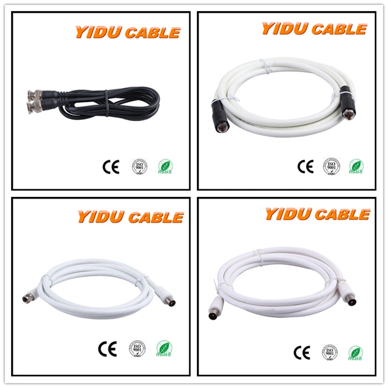 Hot Sale PVC Cable RG6 Wire Dual Shielded Coaxial Construction CATV Communication Cable