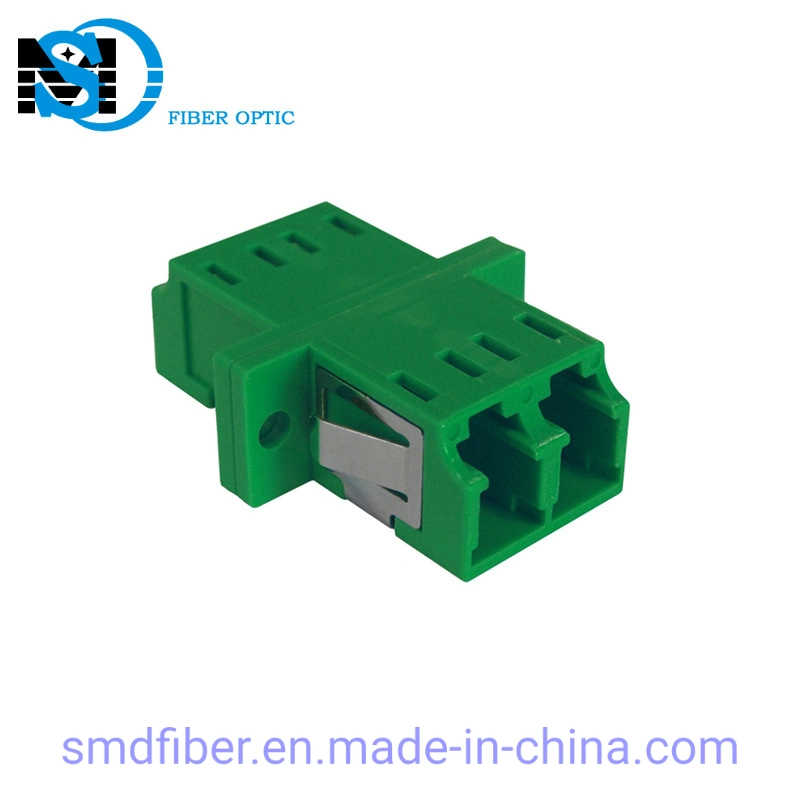 Single Mode LC/APC Duplex Plastic Fiber Optic Adapter Without Flange