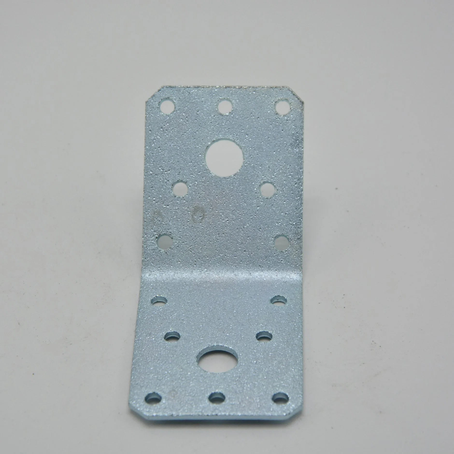 Galvanized Building Hardware L Angle Bracket Connector for Fix Timber Wall Frames Down Onto Concrete Slab Floors.