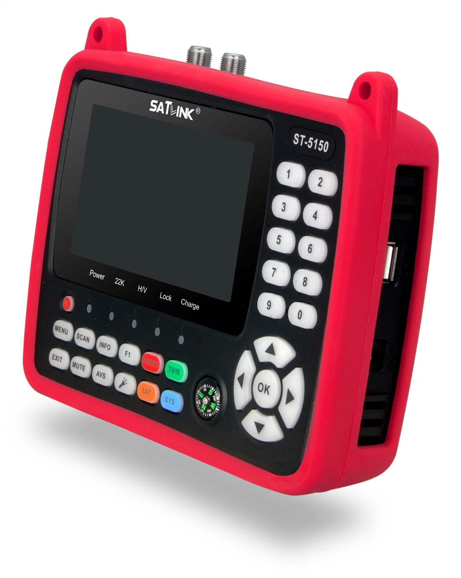 DVB-S/S2/T/T2/C Digital Satellite Finder alineador plato