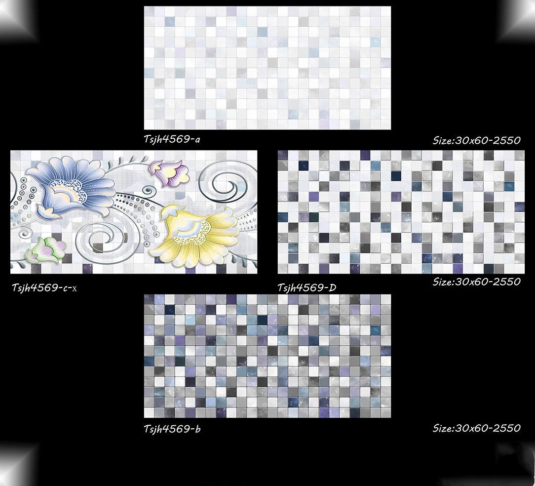 30X60cm New Inkjet Glazed Bathroom Ceramic Wall Tiles