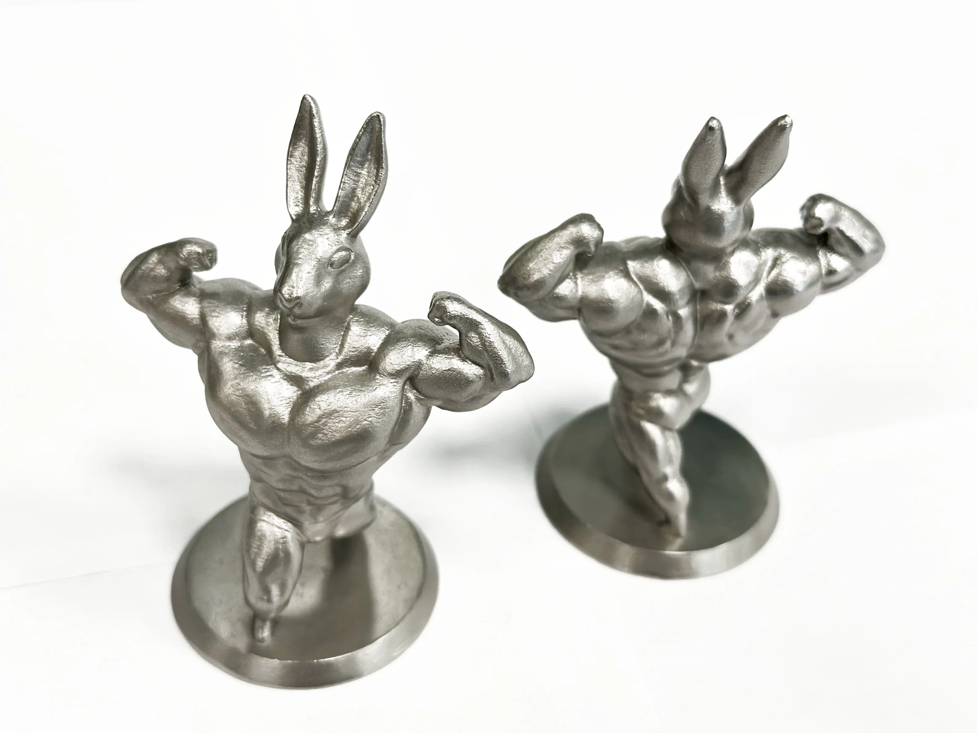 3D Printed Stainless Steel Muscle Rabbit