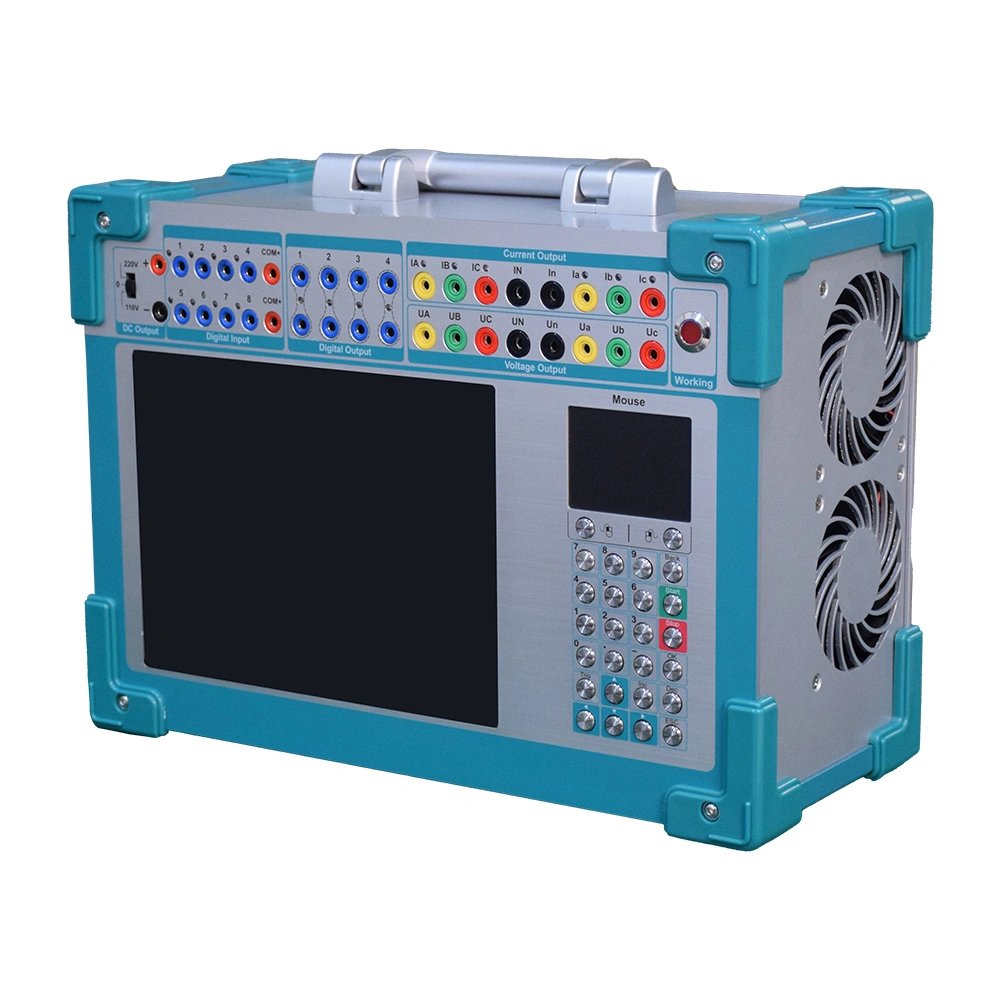 Jhs1200 Six Phase Current Voltage Test System Microcomputer Relay Protection Tester