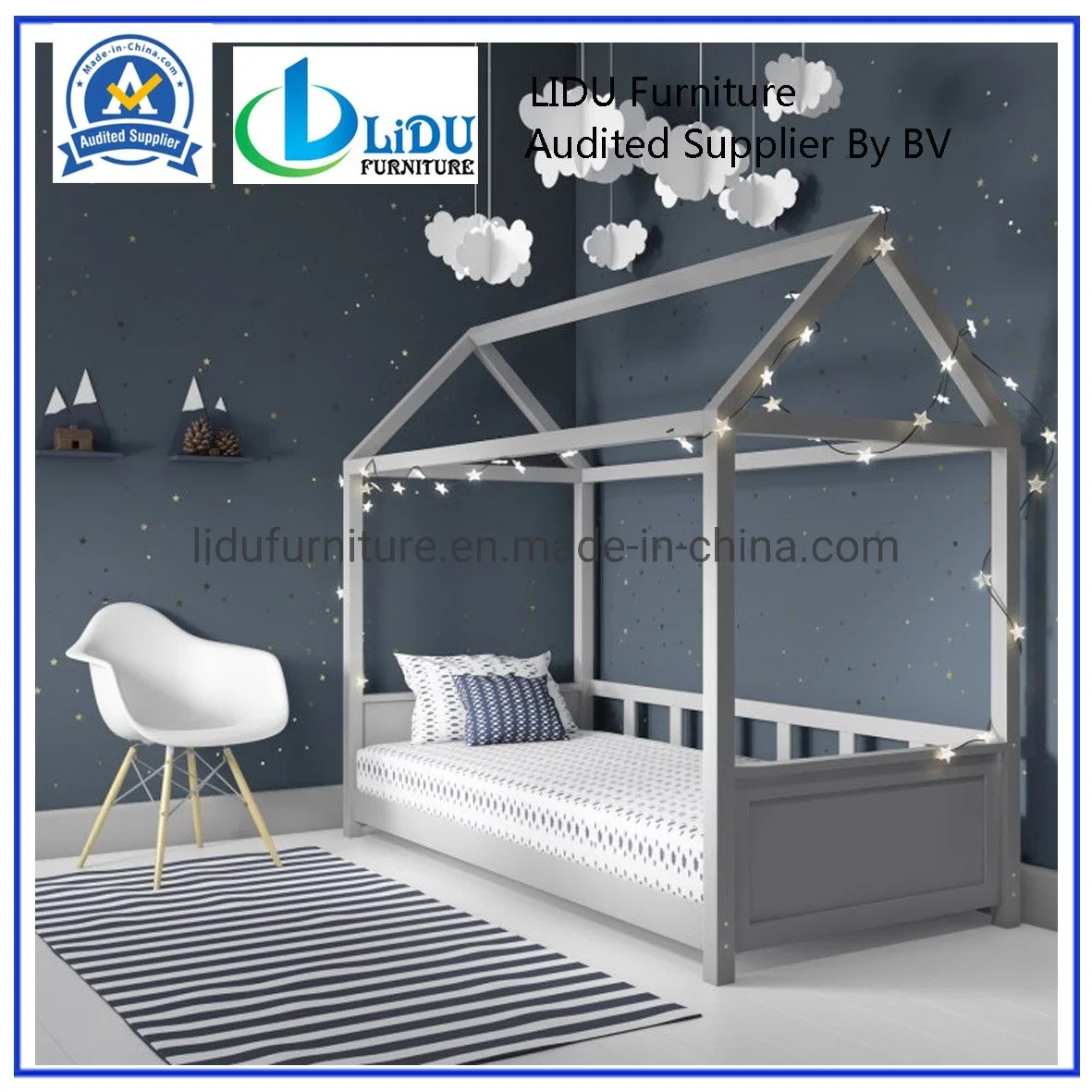 Kids Bedroom Furniture, Kids Bedding/Shop Kids Bedroom/Kids House Bed/Wooden Bunk Bed/Toddler Bed House Bed Children Bed