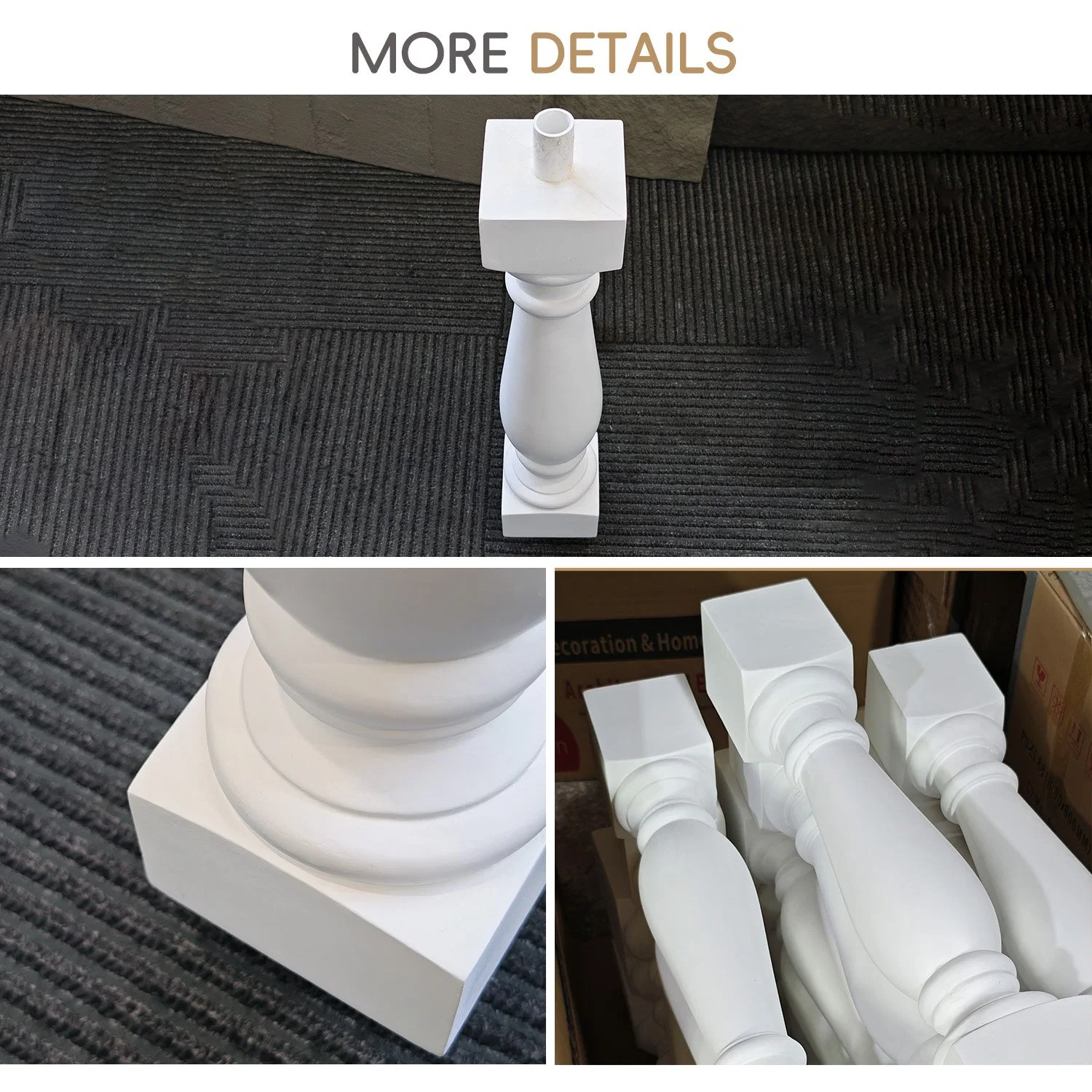 Auuan High quality/High cost performance Polyurethane Baluster Stair Railing Handrail Balustrades