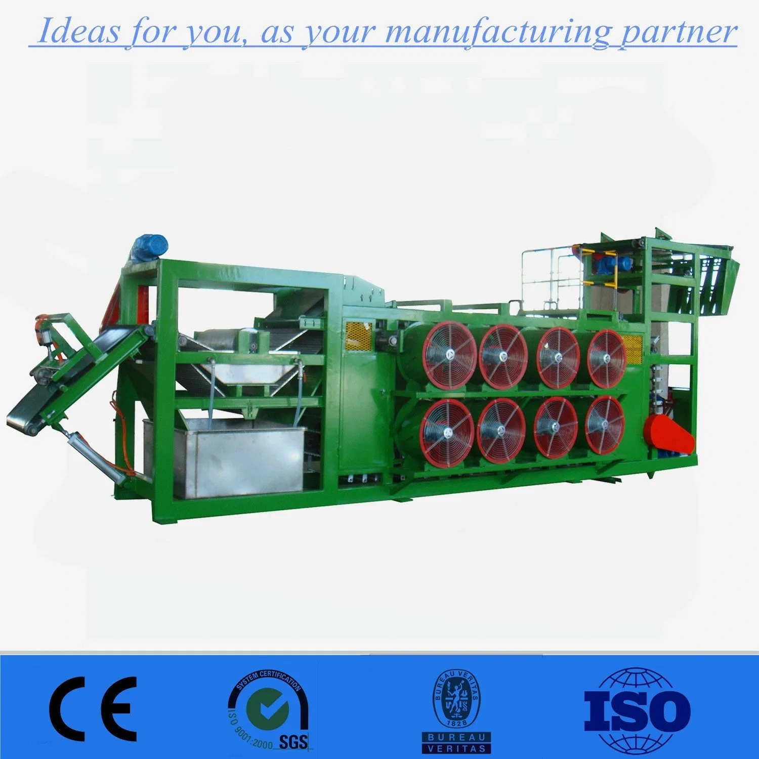 Rubber Raw Materials Batch-off Cooler Rubber Sheet Batch-off Cooling Line Machine